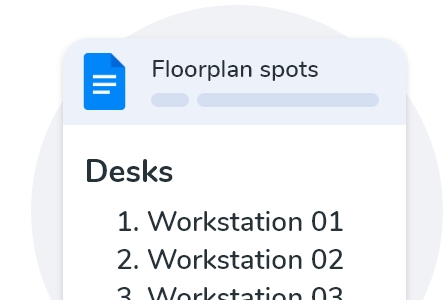 Floorplan how to describe spots
