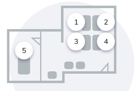 Floorplan how to mark spots