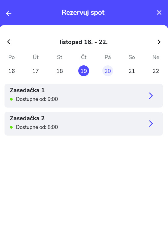 User friendly reservation system 2